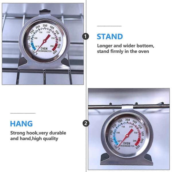 Ugntermometer i rostfritt stål för mätning, 3-pack [DB]