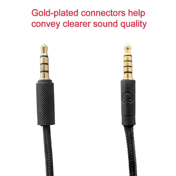 Erstatningskabel for Logitech G433/233/g Pro/g Pro X/hyperx Cloud Alpha/xbox One [DB]