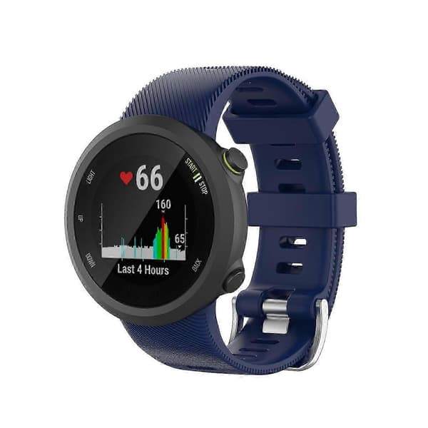 Silikonarmband för Garmin Forerunner 45 / Forerunner 45S [DB] Blue
