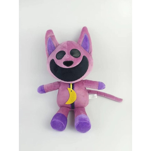 12\" Smilende Critters Plysdyr Stoppet Dyr Pude Dukke Legetøj [DB] Cat