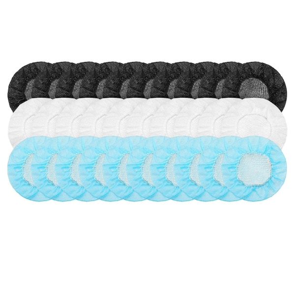 300 stk engangshodetelefondeksel i non-woven materiale for 8,5-10 cm store hodetelefoner [DB] BlackWhiteBlue