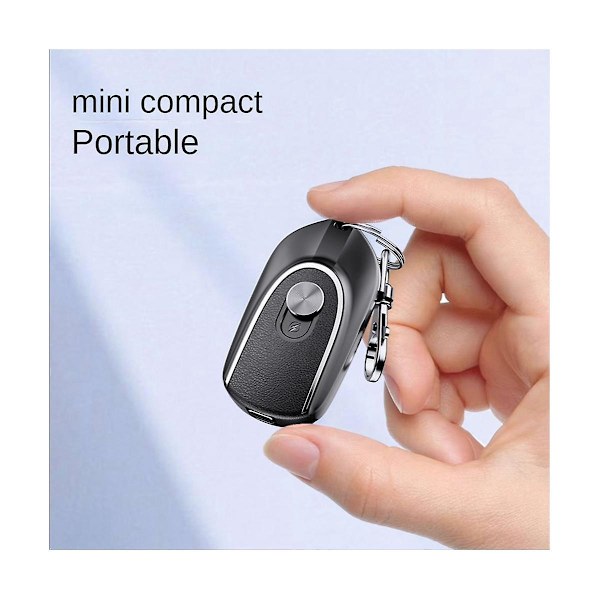 1200mah Bärbar Mini Powerbank Nyckelring Laddning Powerbank Mobiltelefon Reserv Extern Batteri Fo