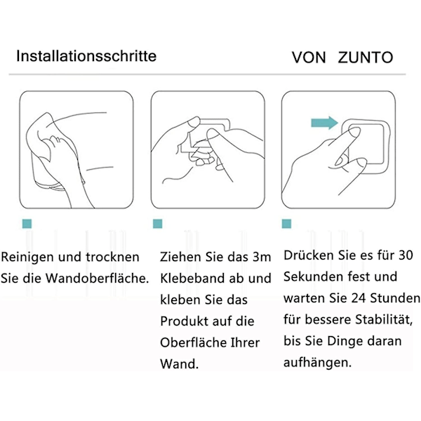 Selvklæbende toiletrulleholder uden boring, rustfrit stål, børstet, til toiletpapir