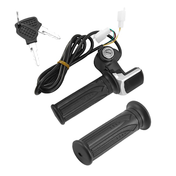 36v Universal Elektrisk Cykel Gas Håndtag Med LED Display Indikator Hastighed Power Display Nøglelås Til Elektrisk Scooter Twist Gas