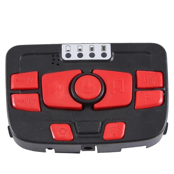 24V Strømkilde for Elektrisk Barnebil, Sentralstyring, Multifunksjonell Bluetooth Musikk DB Red  Black