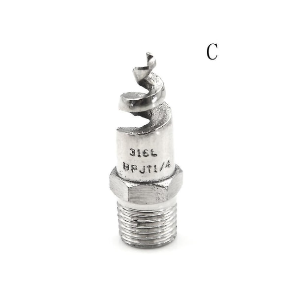 Db Ny 1/4\" 1/2\" Rostfritt Stål Spiral Kon Atomizer Spraymunstycke Sprinklerhuvuden Hfmqv C