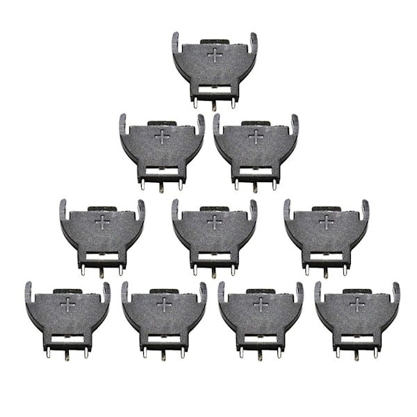 10-pack Plast CR2032 Batterihållare Myntcellshållare CR2032 Batterihållare [DB]