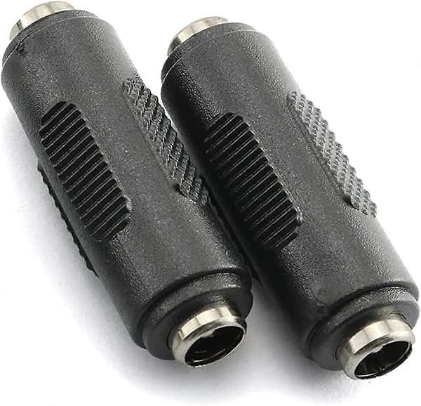 3 stk. DC 5,5x2,1 mm Hun til Hun Strømforbindelse, Hun til Hun Koblingsadapter til CCTV db