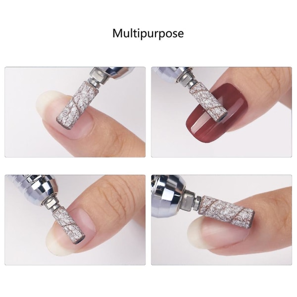 Nagelbandsborr, säkerhet Nagelbandborrborr under nagelrengöring Död hud Nagel Förbered för elektrisk nagelfyllning