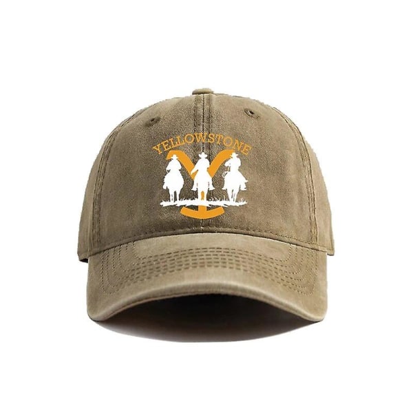 Yellowstone National Park Baseball Kasketter Distressed Hatte Kasket Mænd Kvinder Retro Outdoor Summer Justerbare Yellowstone Hatte Mz-294 [DB] As picture Adjustable