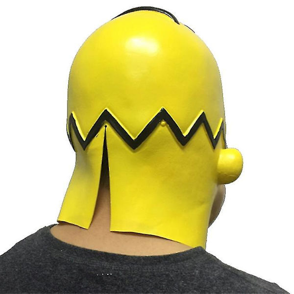 Simpsons Mask - Latex Mask för Halloween och Maskerad