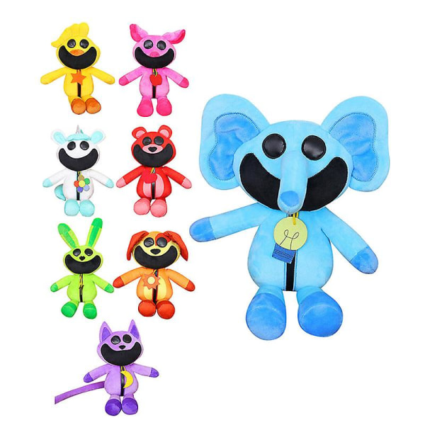 12\" Smilende Critters Plysdyr Fyldte Dyr Pude Dukke Legetøj [DB] Dog