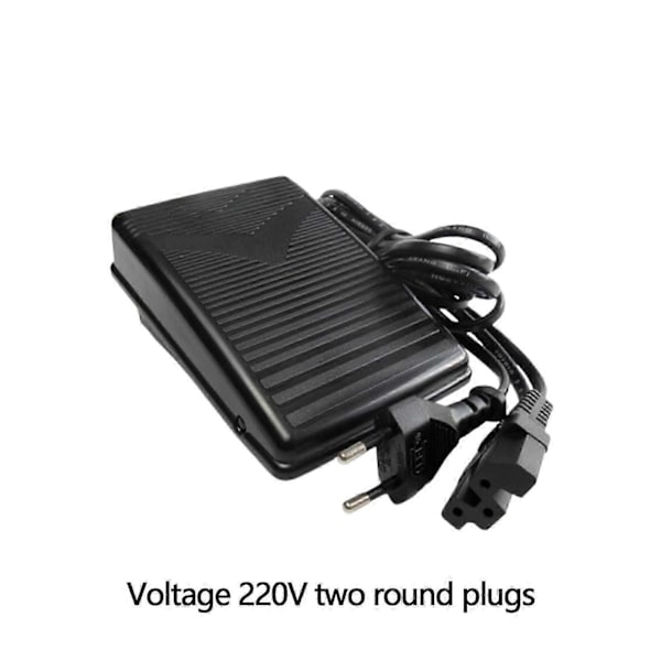 TIL HUSQVARNA VIKING Huskylock 340D, 341D 3400 #30990 FODKONTROL PEDAL+Ledning [DB] A 220V wo-round plug