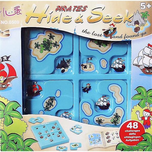 Pirates Hide&seek Iq Brädspel Familj Interaktiva Leksaker [DB]