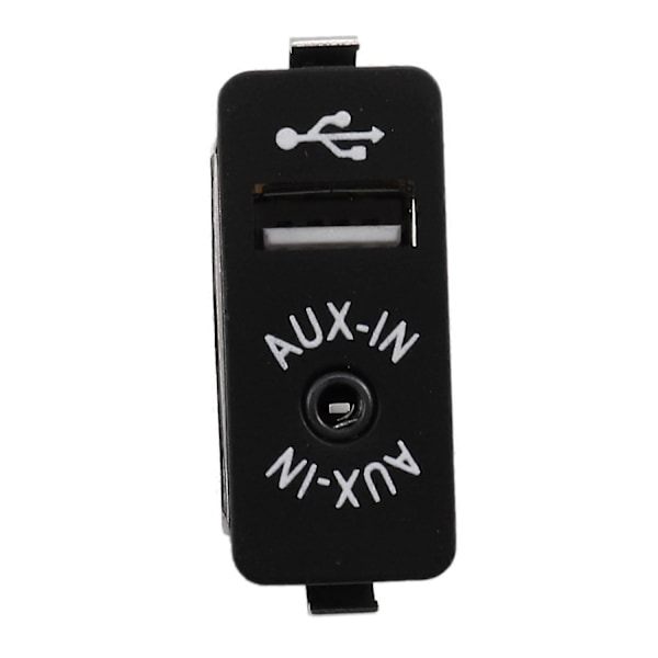 Auton USB Aux In -liitin Lisätuloliitäntäsovitin malleille E81 E87 E90 F10 F12 E70 X4 X5 X6 s202412241524 [DB] black