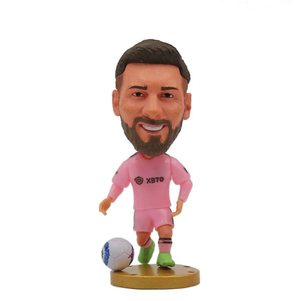 Fotbollsstjärna Messi Figur Fotbollsspelare Prydnader Samling Docka Sport Actionfigurer Souvenirer Leksaker Gåvor Db 5