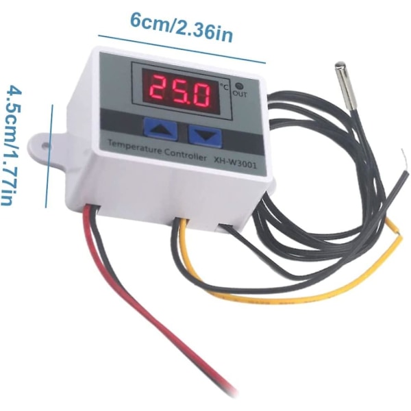 Digital temperaturregulator 220v termostat temperaturstyringsenhed industrielle forsyninger standard