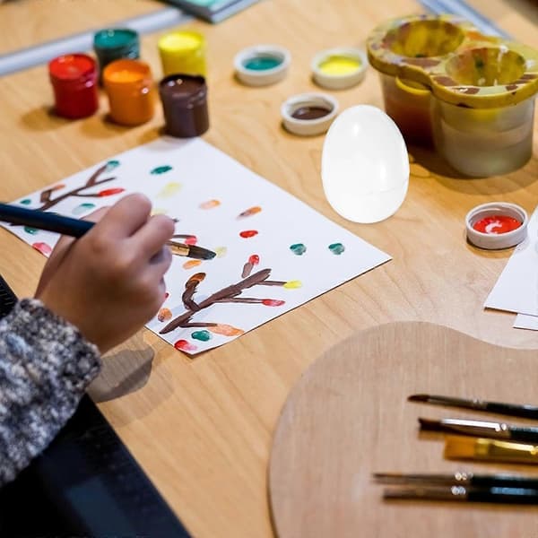 Vita påskäggsprydnader DIY-dekoration öppningsbara 20-pack