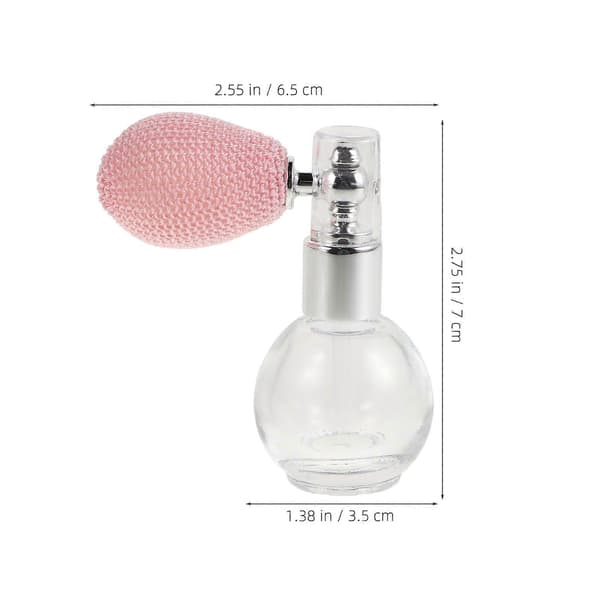 Pulverspraybeholder for oppbevaring Bruk påfyllbar sprayflaske i glass[DB]