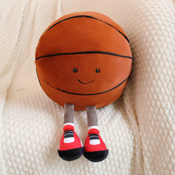 Söt ins stil basket fotboll baby docka docka boll plysch leksak pojkar och flickor kudde alla hjärtans present [DB] Baby Basketball 28cm