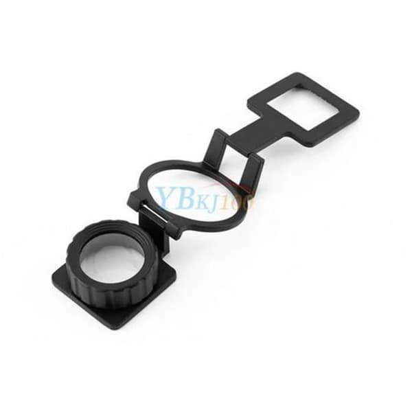 Sammenfoldelig lup - Ikke specificeret - Model 1048 - 15X forstørrelse - 28mm diameter - Sort