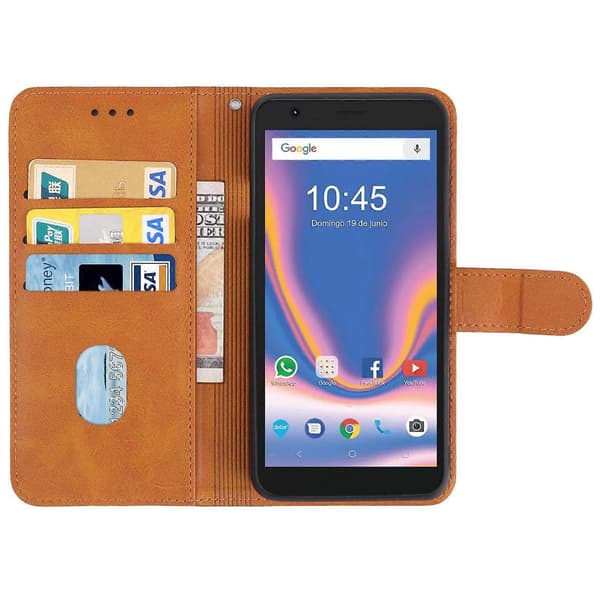 Læder Etui Til ZTE Blade L9 [DB] Brown