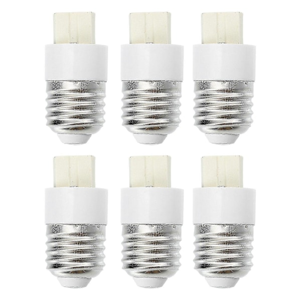6 stk. pæreadapter lampebasekonvertere lampeholderadapter (e27 til G9) [DB]