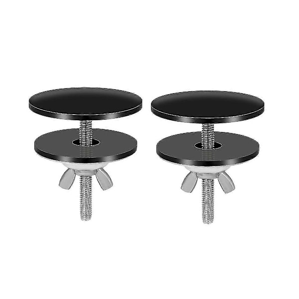 2 Stykker 2 Tommers Kjøkkenvask Hull Deksel Kran Hull Deksel Rustfritt Stål Kjøkkenvask Kran Hull Plate [DB] black