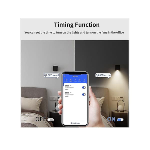 4ch Tuya Wifi Smart Switch Diy Timer+remote 85-265v Usb 5v 2.4g Wifi Smartlife Home Automation Modu Db White