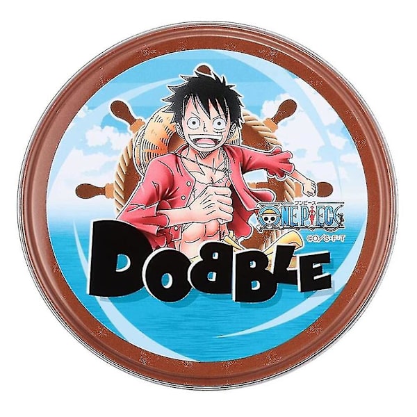 Tegneserie Spot It Matchende Kortspill Logisk Resonnering Trening Brettspill Gave Til Barne-Dagen {db} One Piece