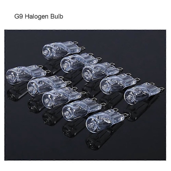 2 stk. G9 Ovnpære Højtemperaturbestandig Holdbar Halogenpære Lampe Til Køleskabe Ovne Ventilatorer 40W 500 Pin Pære 230V [db]