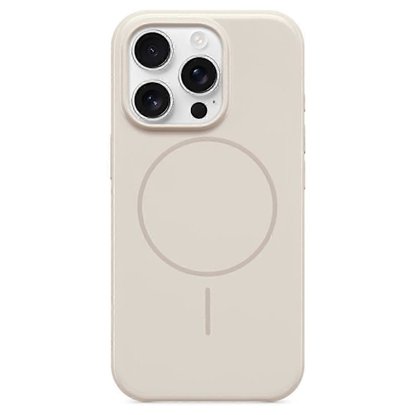 DB Skal för iPhone 16 Pro Max Kompatibelt med Magsafe Hårt PC Telefonskal - Beige