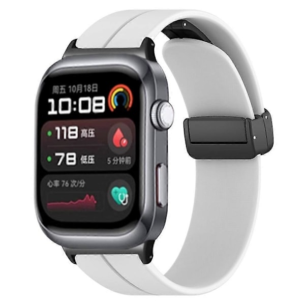 Til Huawei Watch D2 Magnetisk Foldespænde Silikone Urrem Udskiftningsarmbånd [db] Multicolor Style A