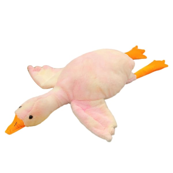 50/90 cm Giant Goose Kudde Fluffig Elastisk Sovkudde Tecknad Djurplysch Sängdekor Härlig R [DB] Pink 90 cm