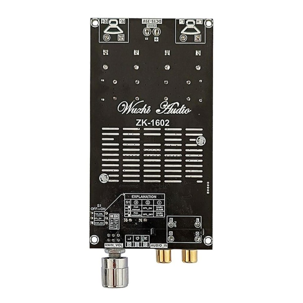 Zk-1602 Power Amplifier Board Tda7498e Purerear Digital Power 160w+160w Mono 220w for audiofile og gjør-det-selv-entusiaster