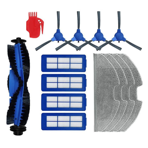 Reservedele til Robovac G10 Hybrid, G30 Hybrid Robotstøvsuger Hovedbørste Kantbørste Filter Mop Udskiftning [DB] As shown