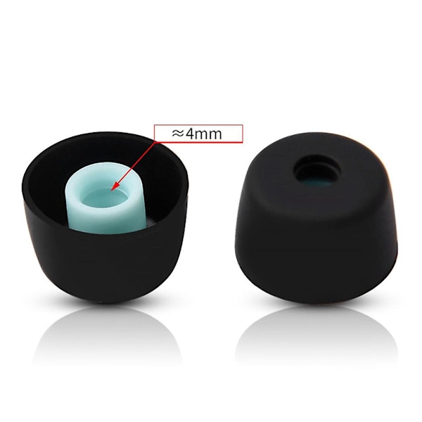 Ljudisolerande öronsnäckfodral för WF 1000XM5 Anti-förlorad Öronpropp Örongrepp Skydd [db] Black