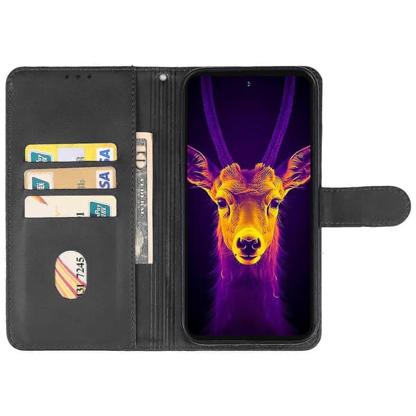 Lærtelefonveske for Ulefone Armor 25T Pro [DB] Black