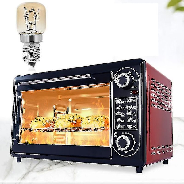 Ovnlampe, 4 stk E14 Ovn 15w, ovnlampe, klar hette Pac Pygmy ovnlampe, e14 motstandsdyktig opptil 300 Celsius [DB]