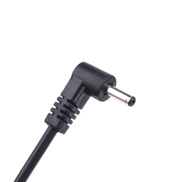 USB Han til 90 Grader 3,5 mm x 1,35 mm DC Strøm Han Stik 5V Kabel 100 cm/3,3 ft [DB] Black