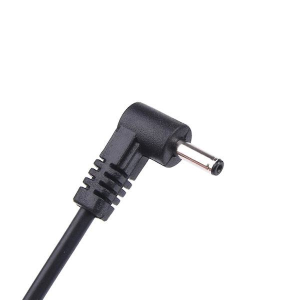 USB hane till 90 graders 3,5 mm x 1,35 mm för DC-strömstickpropp hane 5V kabel 100 cm/3,3 fot [DB] White