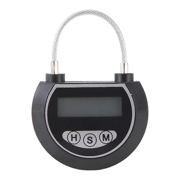 Elektroninen ajastinlukko, monitoiminen ajastinlukko leluille [DB] Black
