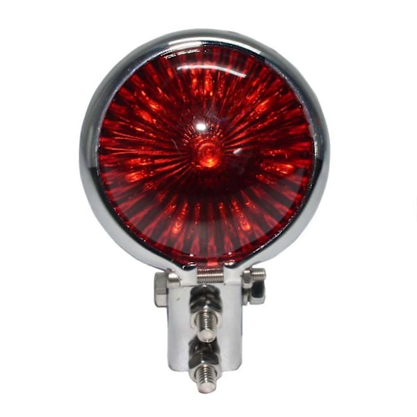 Takavalo, erittäin kirkas, pieni pyöreä retro moottoripyörän LED-jarruvalo, suuntavilkku g202412315 [db] Silver - Red