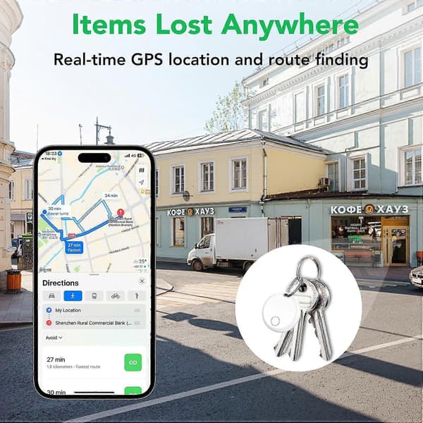 2025 Høj kvalitet splinterny Tracker Air Tag - 4-pak: Smart Bluetooth Tracker [DB]