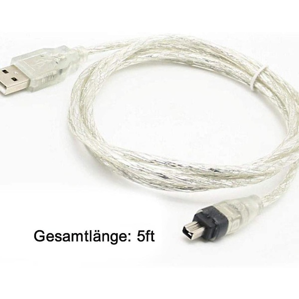 sysy Kabel USB HAN til Firewire Stik til Mini 4-Pin til Firewire Adapter til Periferi Enheder, der A [DB]