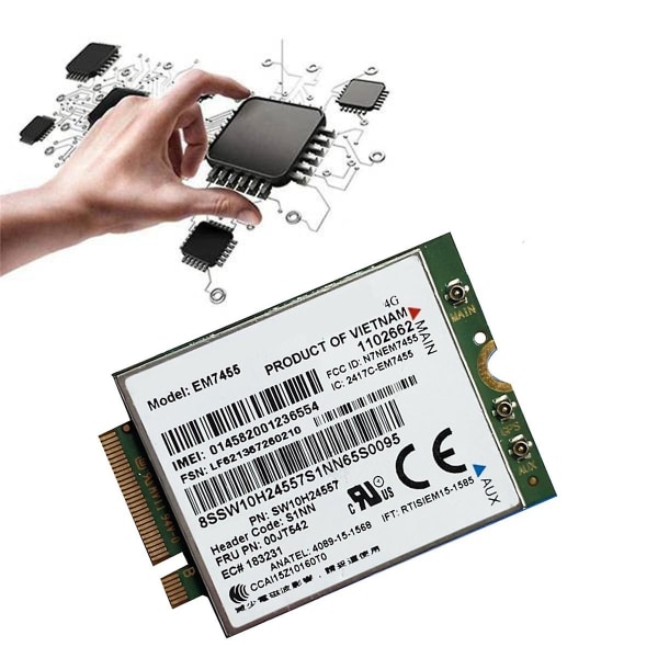 Em7455 Lte 4g Card+antenne Gobi6000 00jt542 01ax756 For T460 T460p L560 Yuga 260 P50 P70 X260