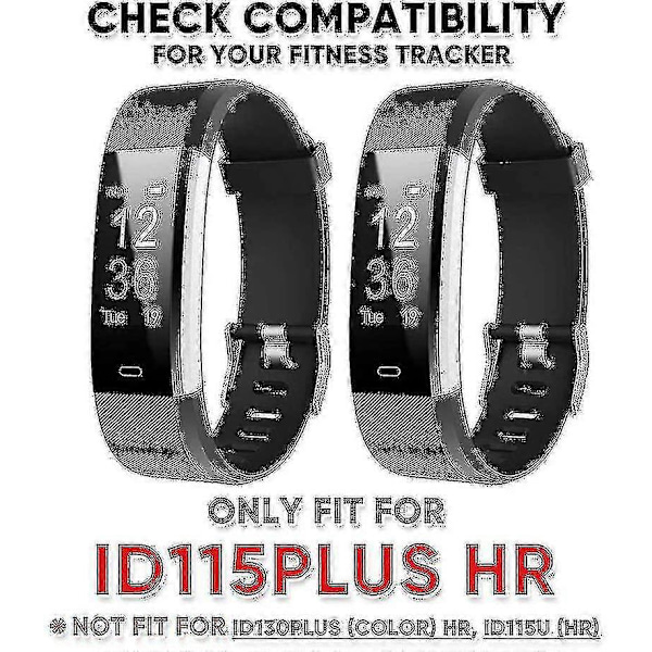 DB Veryfit Pro Id115plus Hr Vaihtorannekkeet - 2 kpl - Fitness Tracker Älykello blue