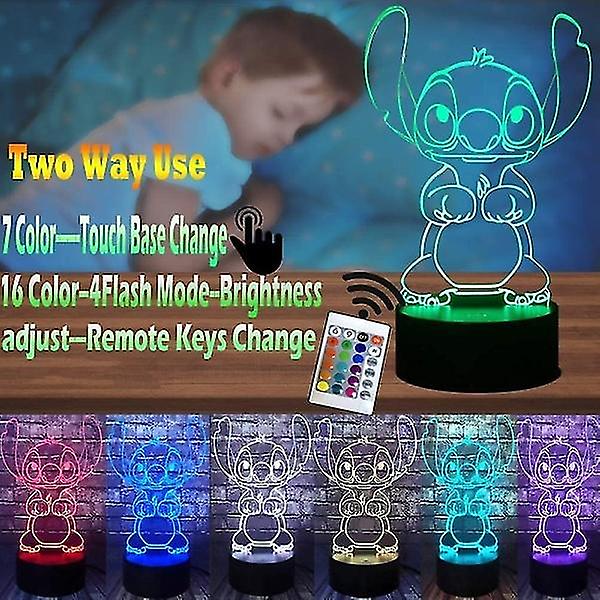 Stitch Night Light, Lilo Och Stitch Gifts 3d Stitch Lamp Toy [DB]