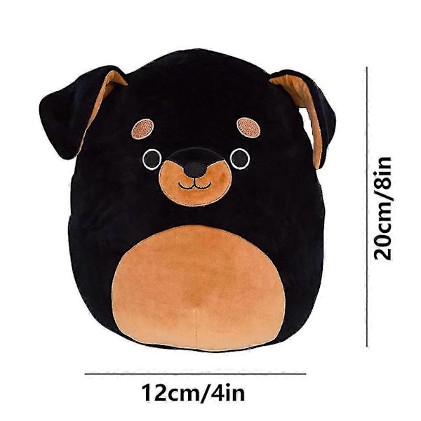 Sove Plysj Rottweiler Leke Myk Utstoppede Barn Voksne Hjem R [DB]