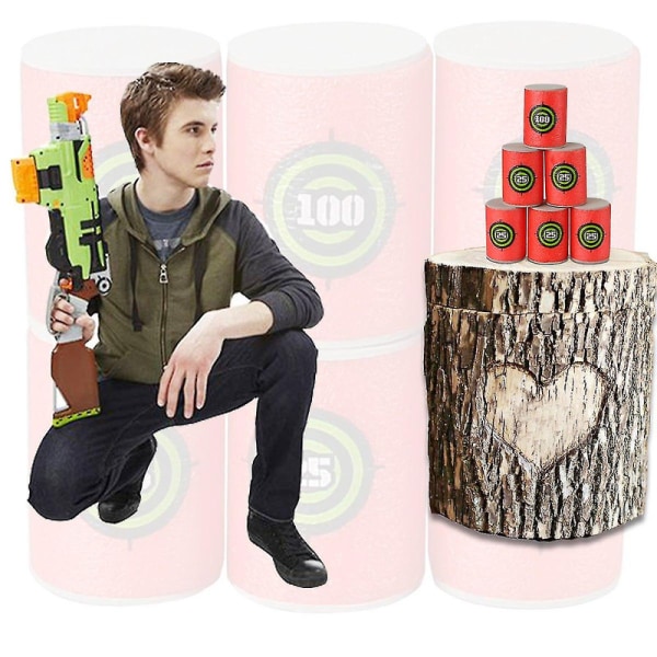 12 stk. Kuglepile Dart Mål for Nerf N-strike Elite Series Blasters Blødt Eva Material Db